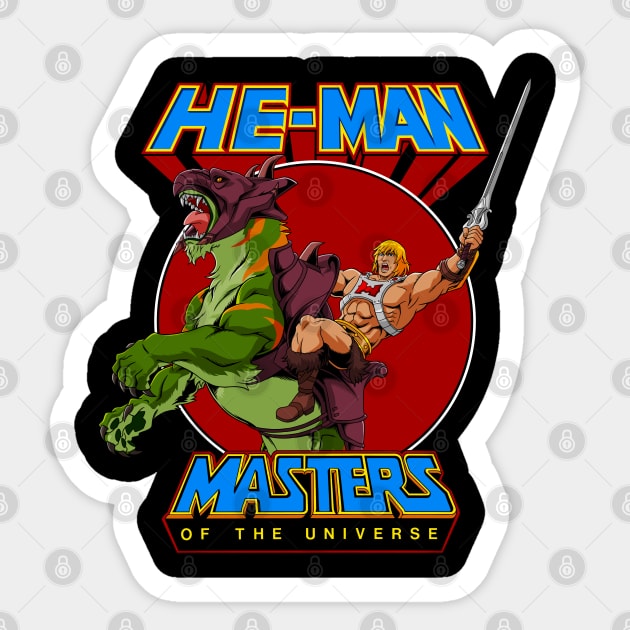 Masters Of The Universe - He Man Sticker by svthyp